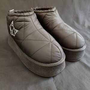 NWOT ♡ Naked Wolfe ♡ Buffy Fur Lined Puffer Platform Boots in Black